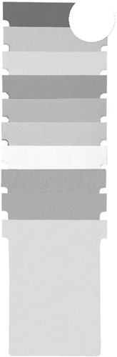 Nobo fiches T indice 2, ft 85 x 60 mm, blanc 100 Stuk