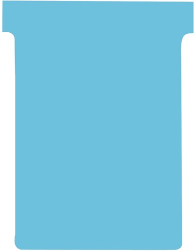Nobo fiches T indice 3, ft 120 x 92 mm, bleu clair, paquet de 100 pièces 100 Stuk