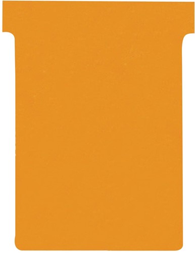 Nobo fiches T indice 3, ft 120 x 92 mm, orange 100 Stuk