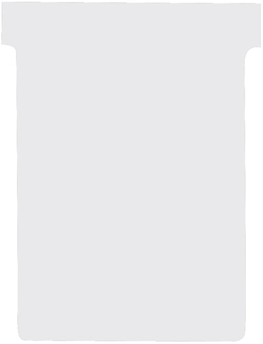 Nobo T-planbordkaarten index 3, ft 120 x 92 mm, wit 100 Stuk