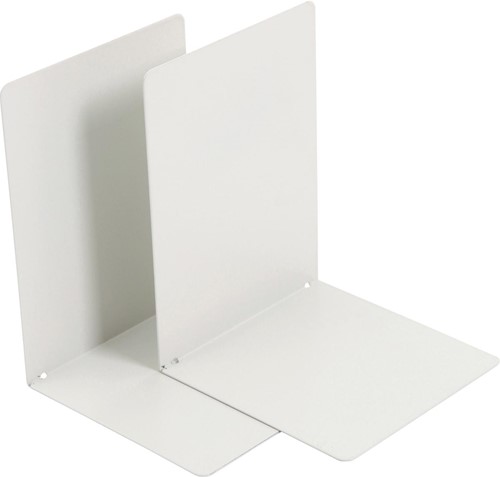 V-Part bloc-livres métal, lot de 2 pièces, gris clair