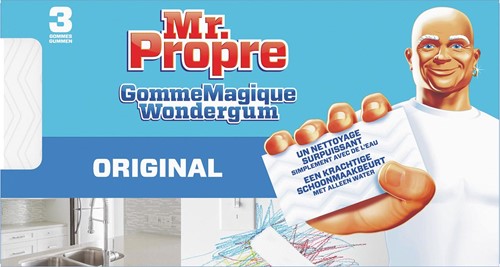 Mr. Proper Gomme Magique Original, paquet de 3 pièces