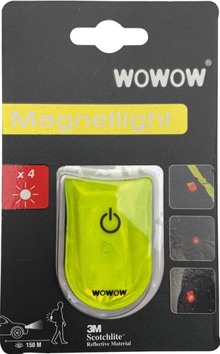 Wowow Magnetlight lumière, 4 leds rouge, avec fermeture magnétique, avec piles