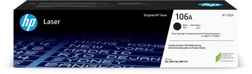 HP toner 106A, 1.000 pages, OEM W1106A, noir
