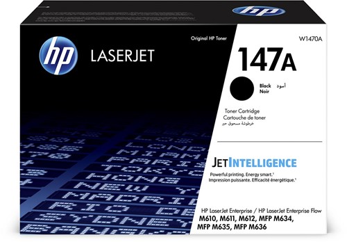 HP toner 147A, 10.500 pagina's, OEM W1470A, zwart