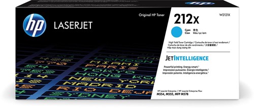 HP toner 212X, 10.000 pages, OEM W2121X, cyan