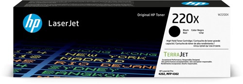 HP toner 220X, 7.500 pages, OEM W2200X, noir