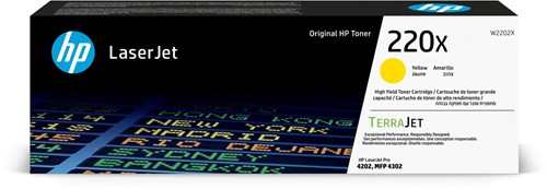 HP toner 220X, 5.500 pages, OEM W2202X, jaune