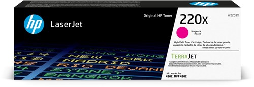 HP toner 220X, 5.500 pages, OEM W2202X, magenta