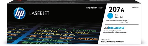 HP toner 207A, 1.250 pagina's, OEM W2211A, cyaan