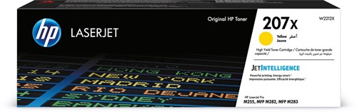 HP toner 207X, 2.450 pagina's, OEM W2212X, geel 1 Stuk