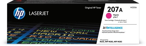 HP toner 207A, 1.250 pages, OEM W2213A, magenta 1 Stuk