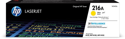 HP toner 216A, 850 pagina's, OEM W2412A, geel