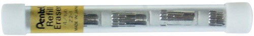 Pentel gomme, pour portemines, tube de 4 pièces