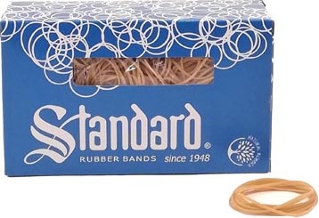 Elastiek Standard 19 90x1.5mm 500gr 1480st bruin 500 Gram