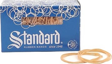 Elastiek Standard 32 80x2.5mm 500gr 1000st bruin 500 Gram