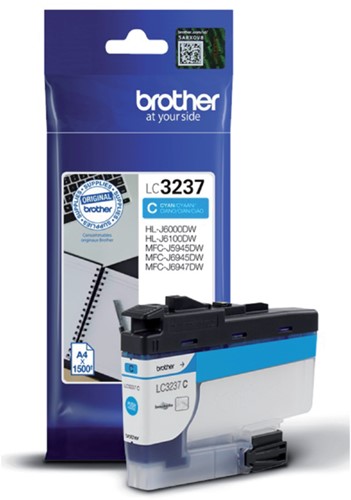 Inktcartridge Brother LC-3237C blauw 1 Stuk