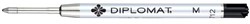 Diplomat Easy flow King Size Balpen Refill Black M