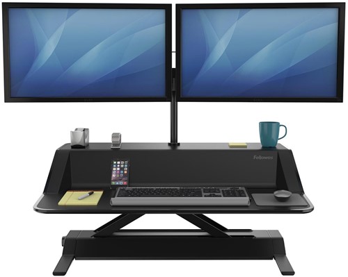 Zit Sta werkplek Fellowes Lotus zwart 1 Stuk