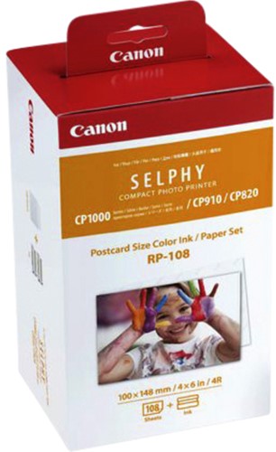 Fotopapier Canon RP-108 Cassette + papier set 1 Stuk