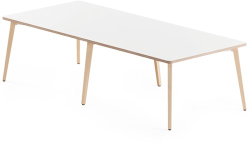 Timber tonvormige vergadertafel - 280cm x 120cm - verschillende kleuren mogelijk-2