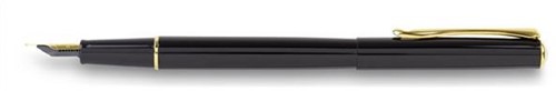 Diplomat Traveller Vulpen Black Lacquer Gold M