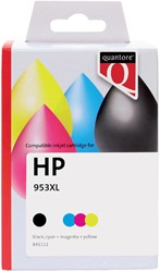 Inktcartridge Quantore Hp 3h252cn 953XL hc zw 3 kl 4 Stuk
