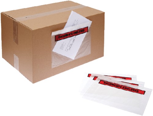 Paklijstenvelop Quantore 225x165mm bedrukt 1000 Stuk-2