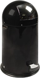 Afvalbak EKO Kickcan 33 liter mat zwart 1 Stuk