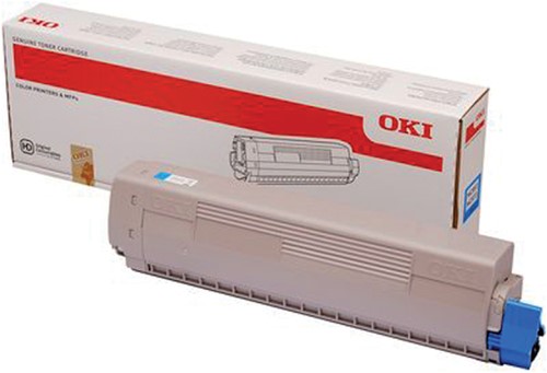 Toner Oki 45862839 blauw 1 Stuk