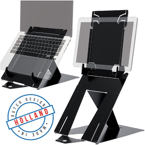 Laptopstandaard R-Go Riser DUO 1 Stuk