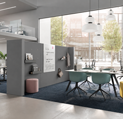 CLAMP 200cm hoog en 600cm lang in T-vorm, kleur: TWIST 60004(K3) (OUTLET ARTIKEL)