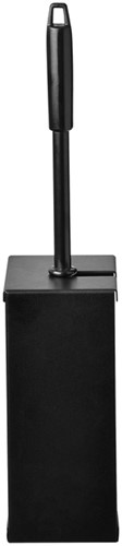 Toiletborstelset Quartzline rvs zwart 1 Stuk